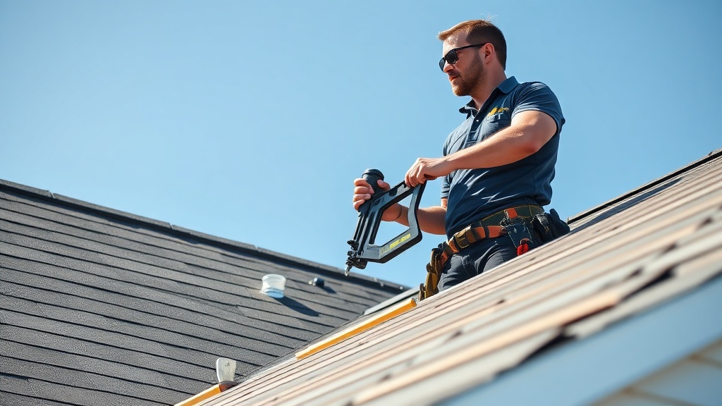 aerial view of asphalt shingles on a residential house
