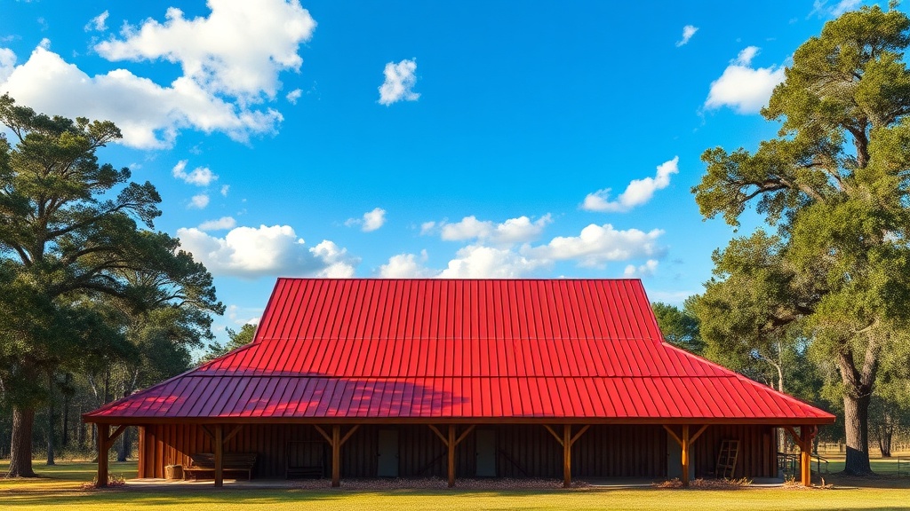 profile of a green roof with corrugated metal